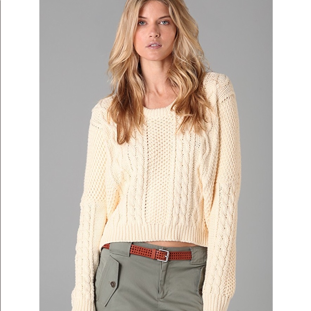 Marc by Marc Jacobs Sinead Cable Dolman Sweater